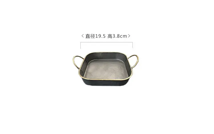 方型鐵藝復古托盤 圖 3