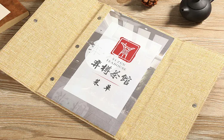 內銅釘進口麻布金屬門環菜單 圖 3