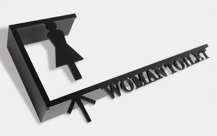 壓克力時尚設計男女廁標識 圖 3