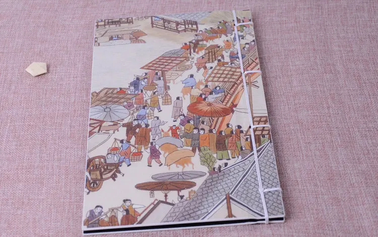 皮革彩色印刷古書線裝菜單 圖 3